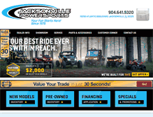 Tablet Screenshot of jacksonvillepowersports.com